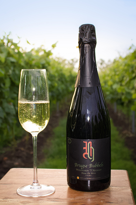 Brugse Bubbels van wijndomein 't neerhof